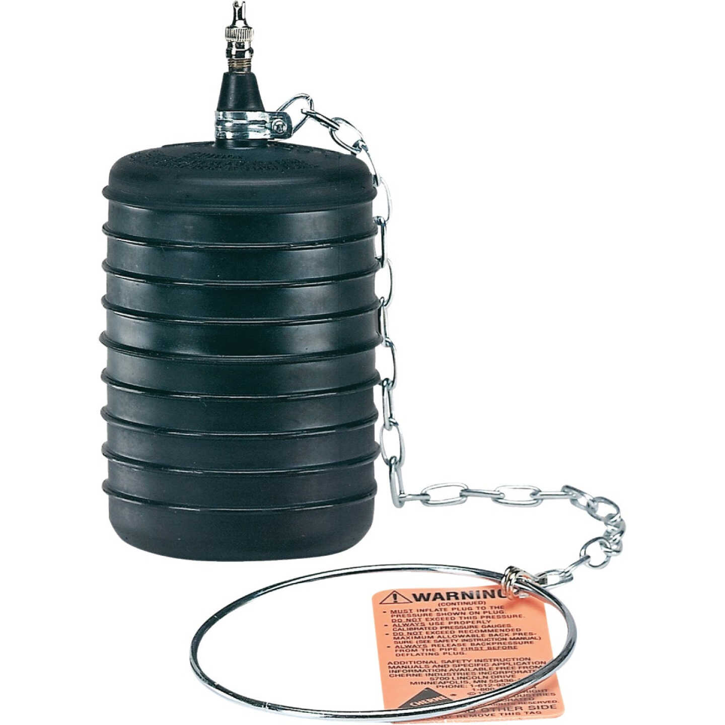 Oatey Cherne 4 In. Test-Ball Plug Image 1