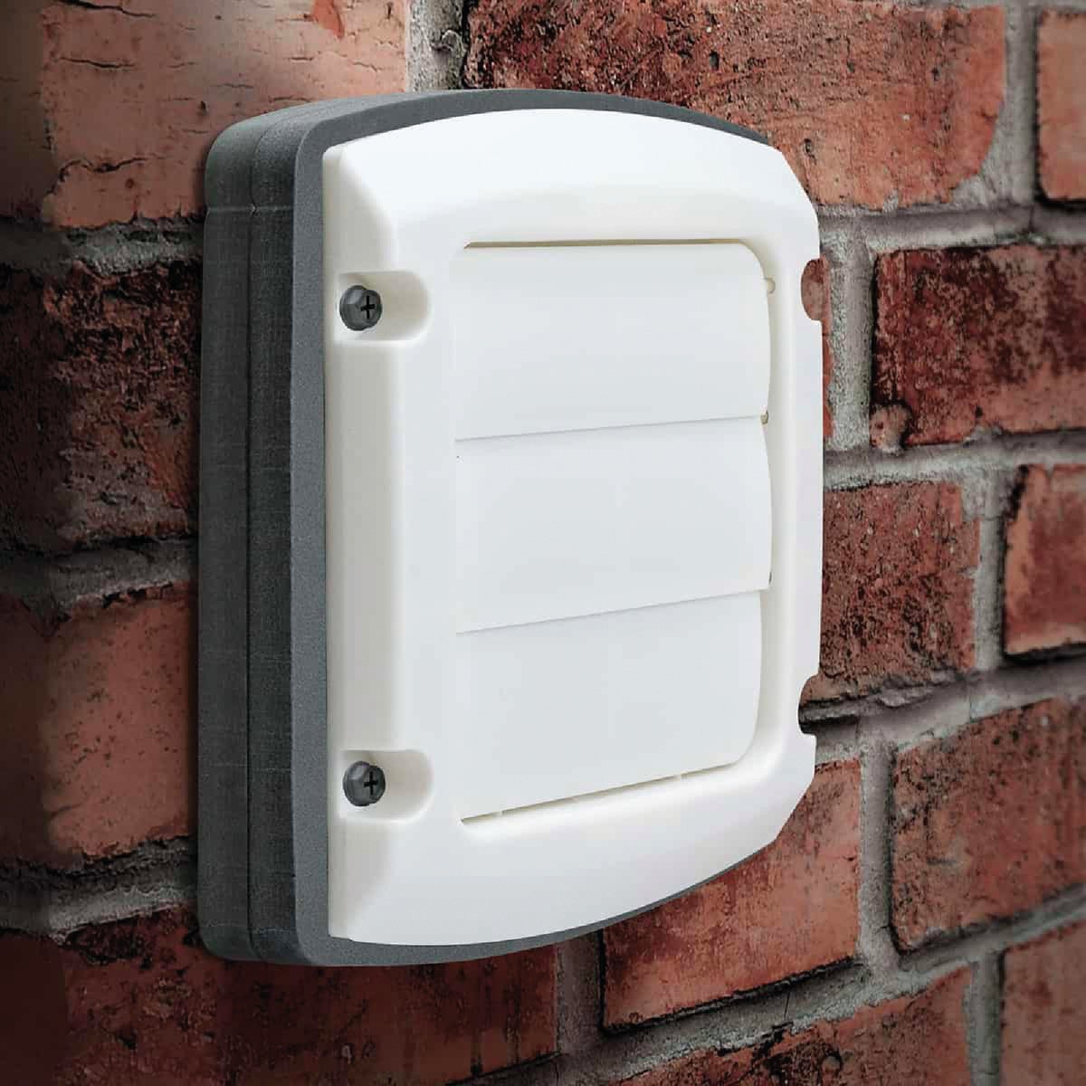 Dundas Jafine EzFix 4 In. White Plastic Replacement Vent Cap & Gasket Kit Image 2