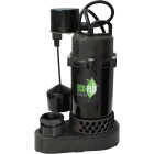 ECO-FLO 1/3 HP Vertical Switch Submersible Thermoplastic Sump Pump Image 1