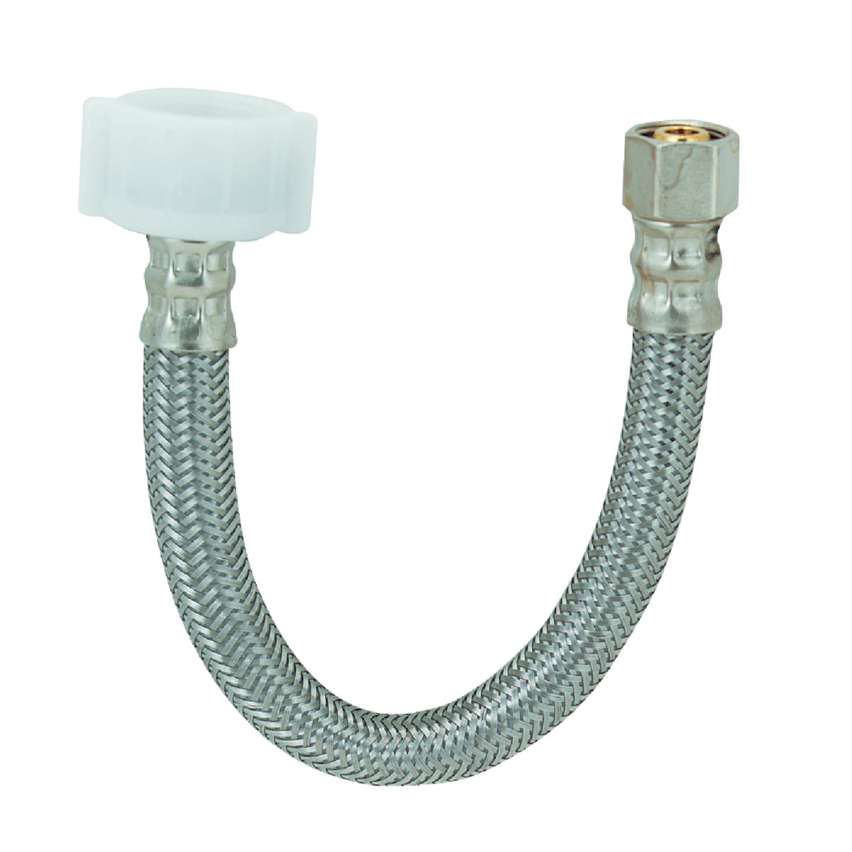 Do it Best 3/8 In. COMP x 7/8 In. BC x 9 In. Braided Stainless Steel Toilet Supply Line