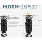 Moen Prep Series 1/2 HP Garbage Disposer Image 2
