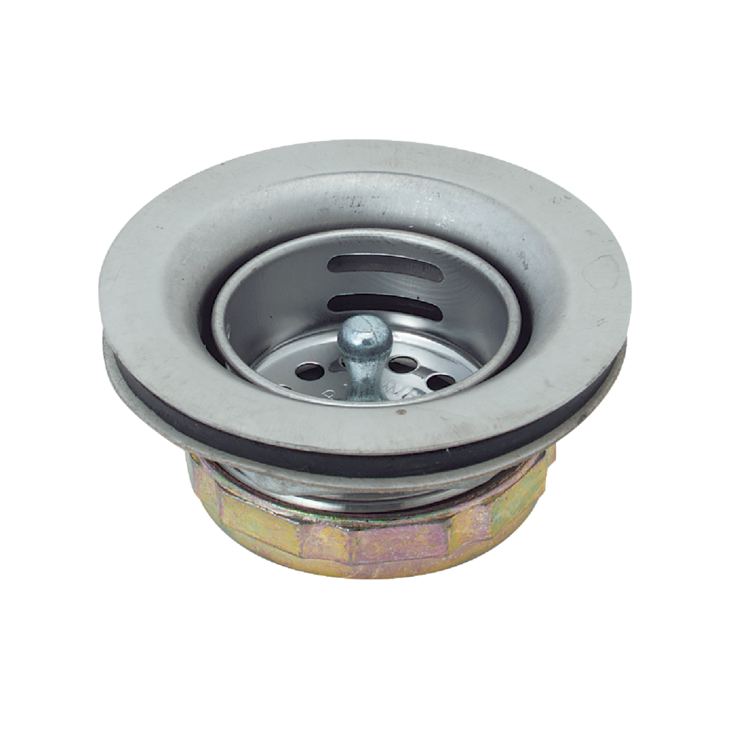 Do it 2 In. to 2-1/2 In. Jr. Duo Chrome Basket Strainer Assembly Image 1