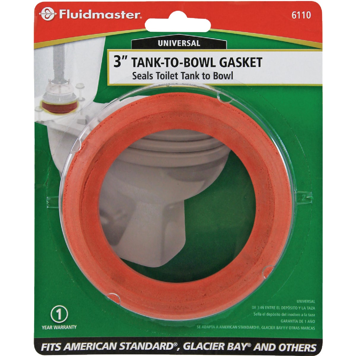 Fluidmaster 3 In. Tank-to-Bowl Gasket Image 5