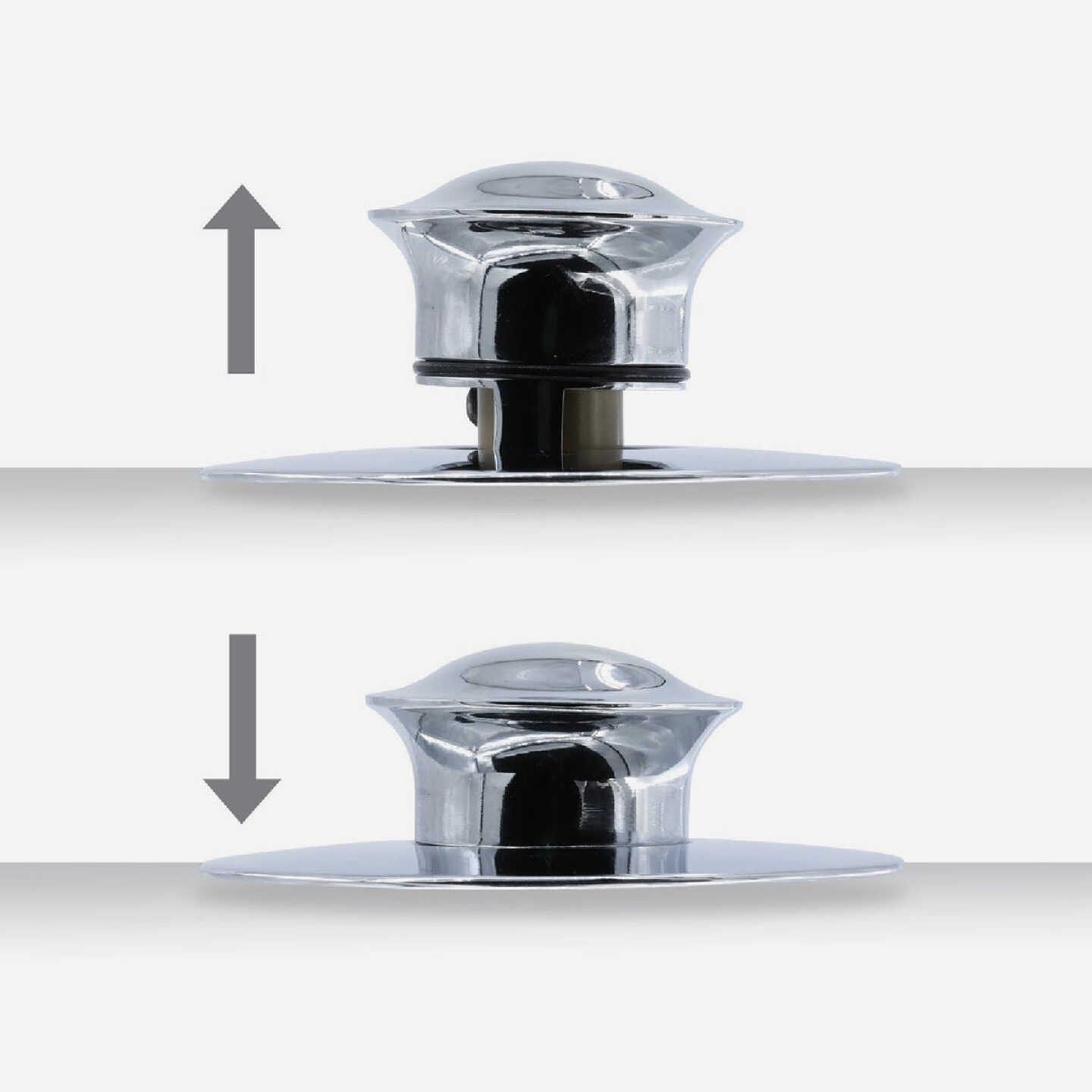 Danco EZ Drain Touch Activated Universal Bathtub Drain Stopper Image 6