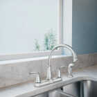 Moen Bexley 2-Handle Lever Kitchen Faucet with Side Spray, Chrome Image 2