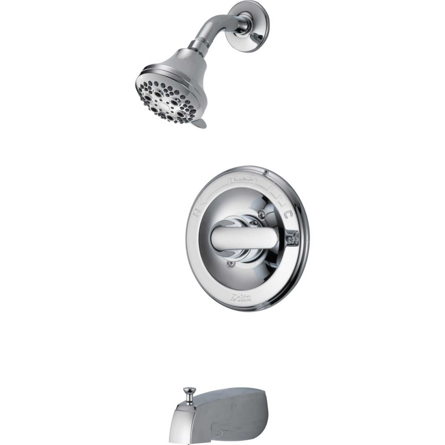 Delta Classic Chrome Single-Handle Tub and Shower Faucet Image 1