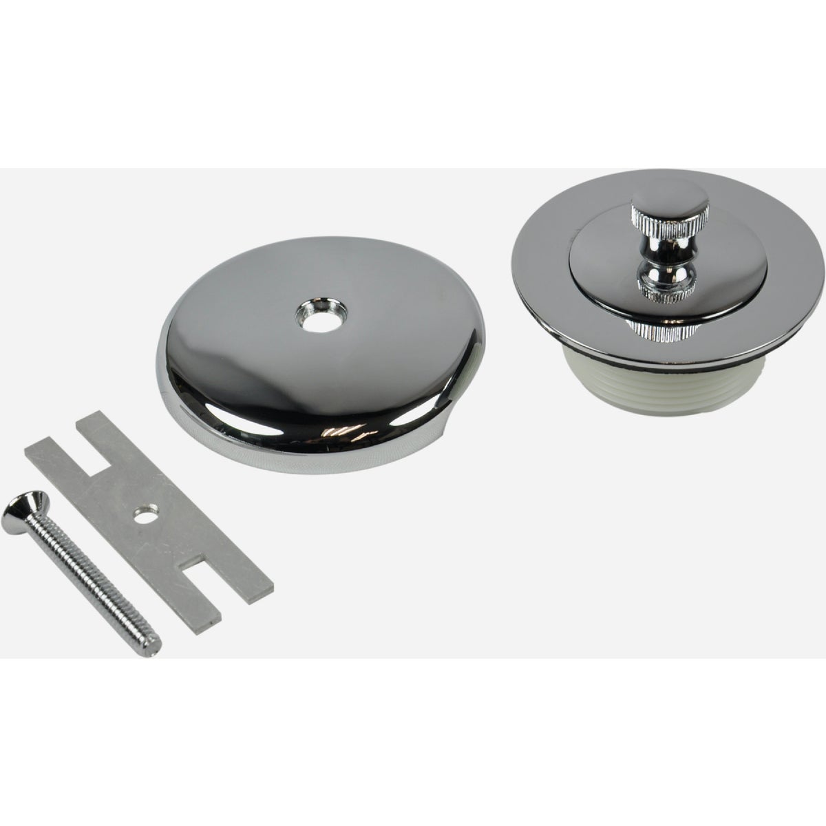 Danco 1-3/8 In. or 1-1/2 In. Universal Bathtub Drain Stopper Kit with Chrome Finish Image 3