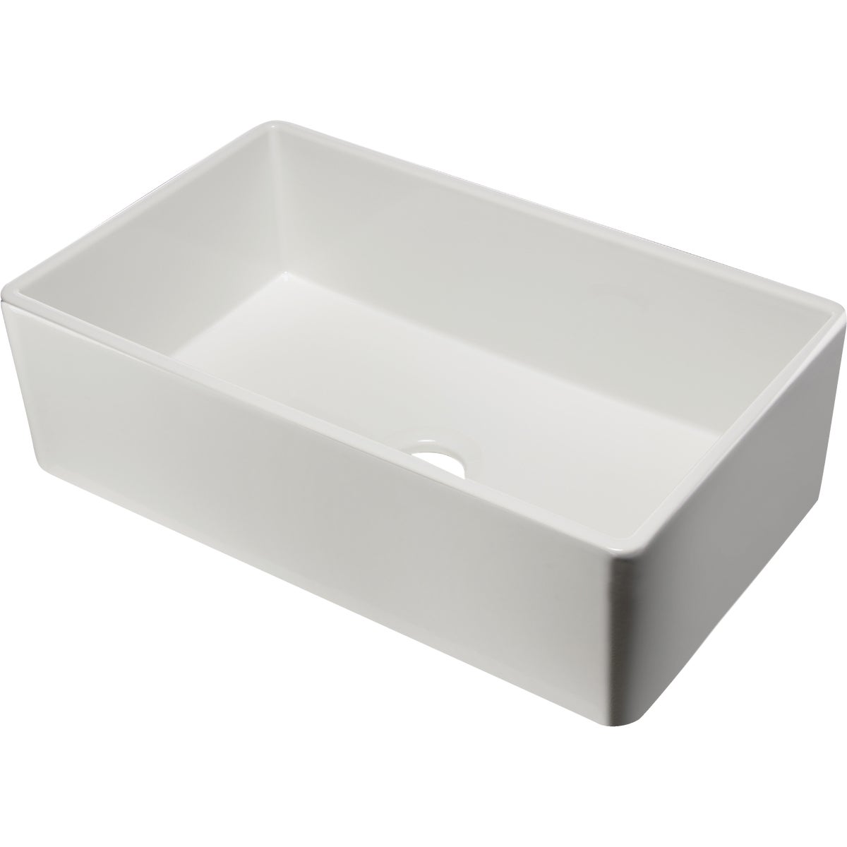 Elkay Fireclay 30 In. x 19-15/16 In. x 9-1/8 In. Single Bowl Farmhouse Kitchen Sink, White Image 1