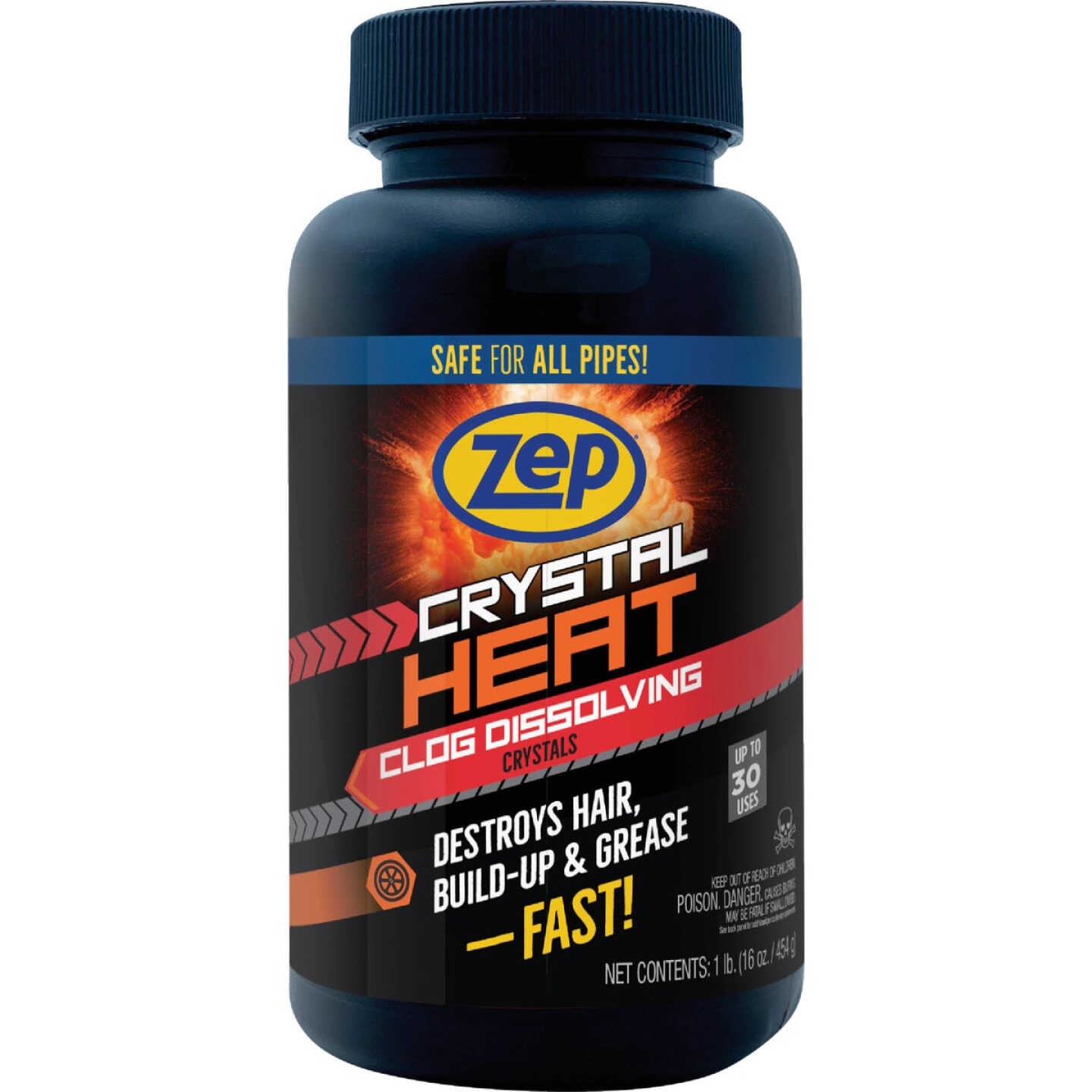 Zep Commercial Crystal Heat 1 Lb. Drain Opener Image 1