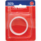 Do it Best 1-1/2 In. x 1-1/2 In. Clear Poly Slip Joint Washer (2-Pack) Image 2