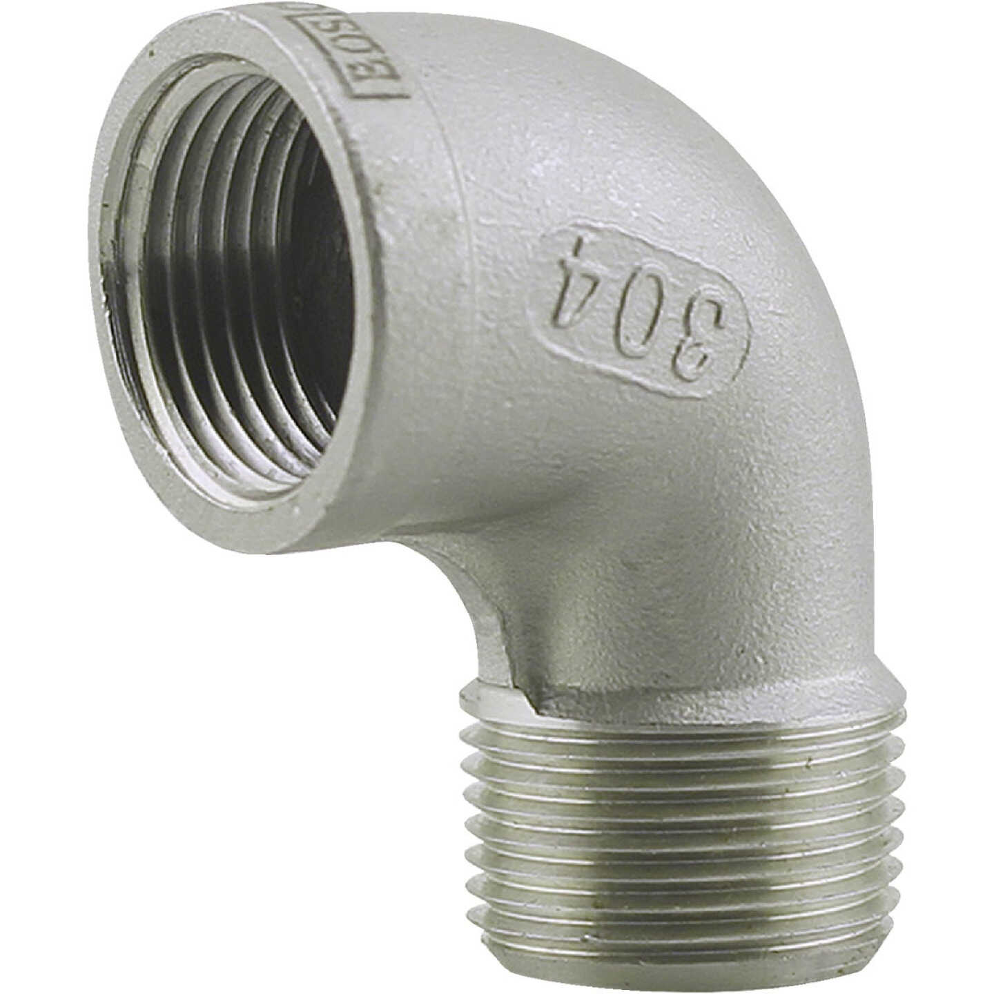 PLUMB-EEZE 3/4 In. FIP 90 Deg. Stainless Steel Street Elbow (1/4 Bend) Image 1