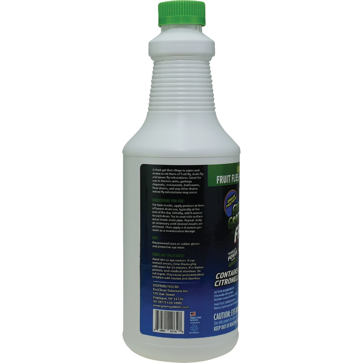 Green Gobbler 32 Oz. Fruit Fly Killer Gel Drain Opener & Cleaner Image 2