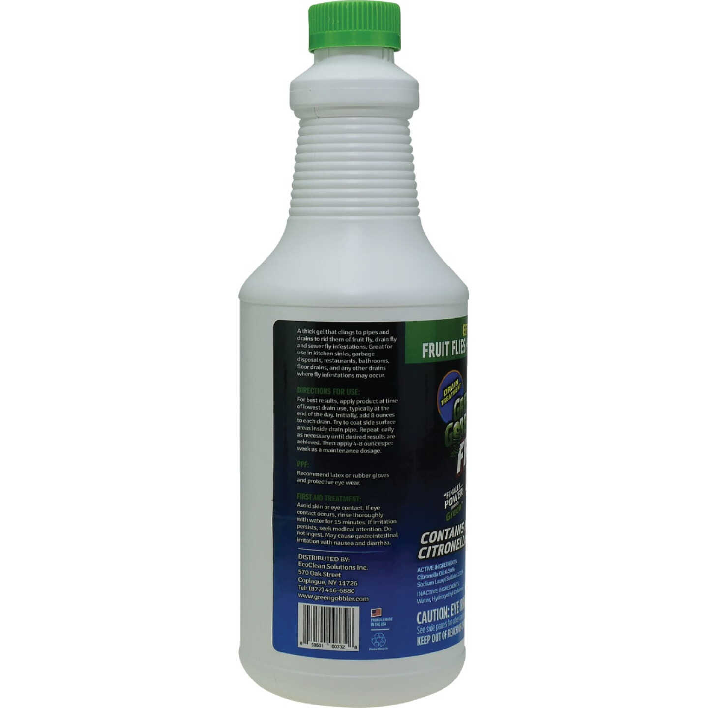 Green Gobbler 32 Oz. Fruit Fly Killer Gel Drain Opener & Cleaner Image 2