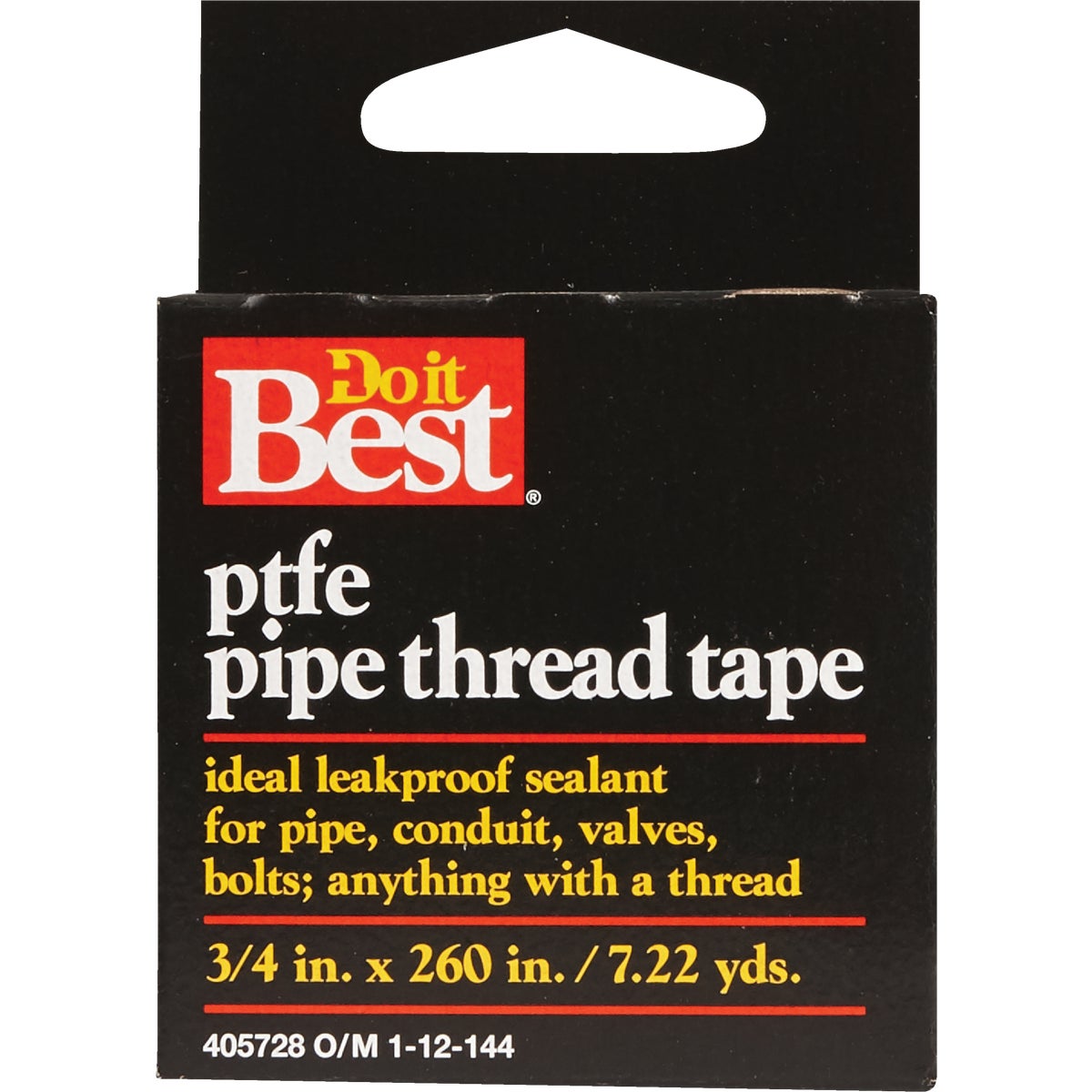 Do it Best 3/4 In. x 260 In. White Thread Seal Tape Image 2