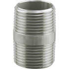 PLUMB-EEZE 1 In. MIP x 3 In. Stainless Steel Nipple Image 1