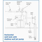 Water Worker 14 Gal. Horizontal Pre-Charged Well Pressure Tank Image 4