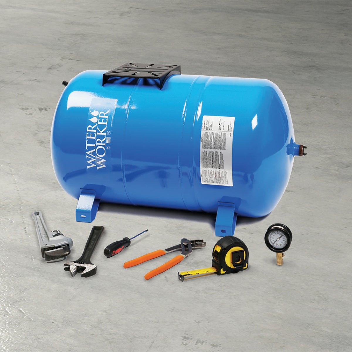 Water Worker 14 Gal. Horizontal Pre-Charged Well Pressure Tank Image 7