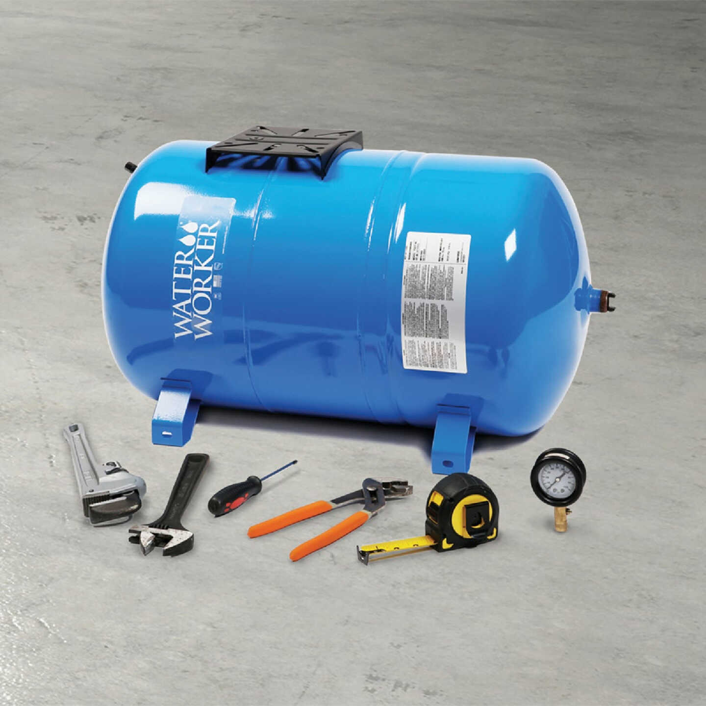 Water Worker 14 Gal. Horizontal Pre-Charged Well Pressure Tank Image 7