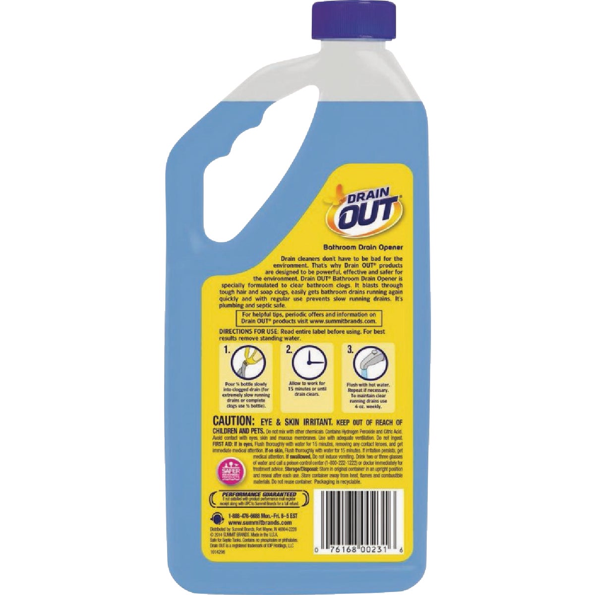 DrainOut 32 Oz. Liquid Bathroom Drain Opener Image 6