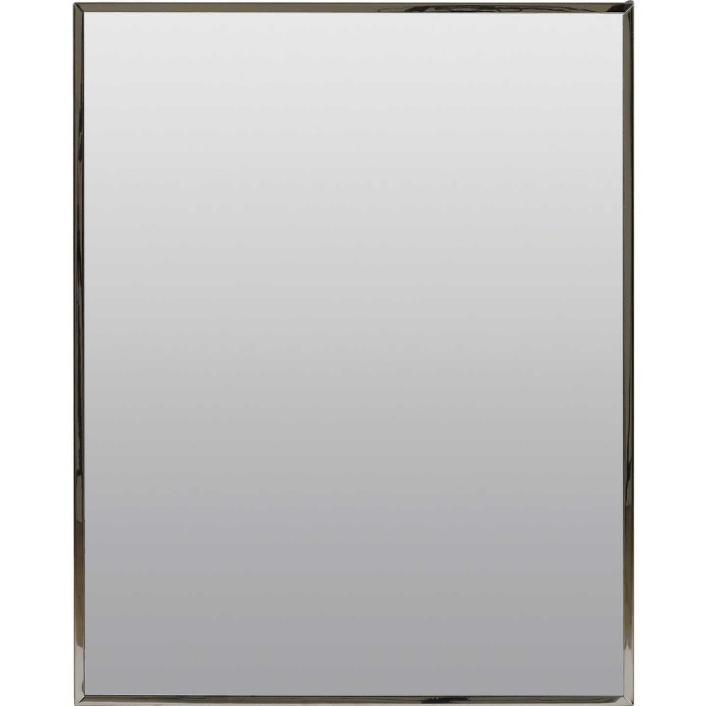 Zenith Stainless Steel 16.13 in W x 20.13 in H x 3.25 in D Single Mirror Surface/Recess Mount Medicine Cabinet Image 1