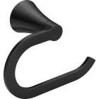 Moen Mikah Matte Black Towel Ring Image 1