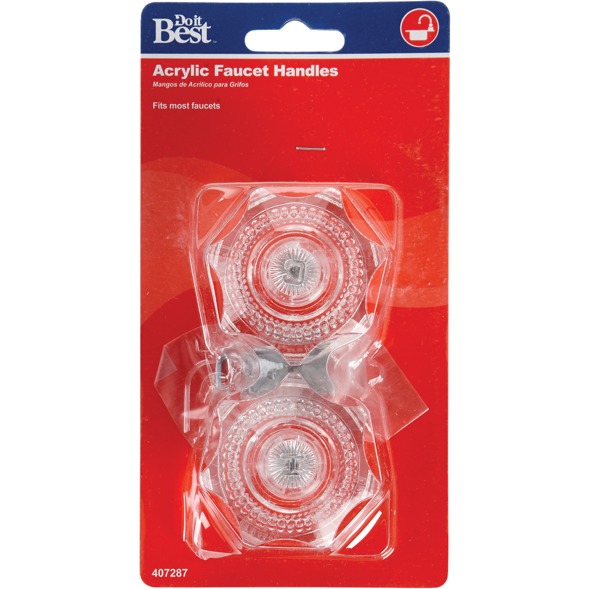 Do it Acrylic Universal Clear Faucet Handle Image 2