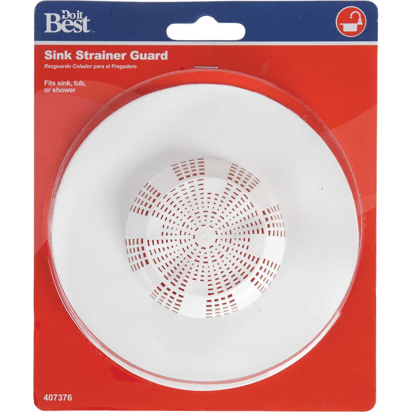 Do it White Hair Snare Sink/Tub Drain Strainer Image 2