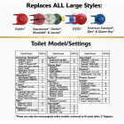 Korky Large 3 In. 2X High Performance Universal Toilet Flapper Image 5