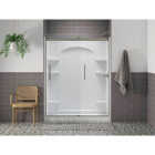 Sterling Ensemble 60 In. W. x 72-1/2 In. H. White Vikrell Shower Back Wall Image 2