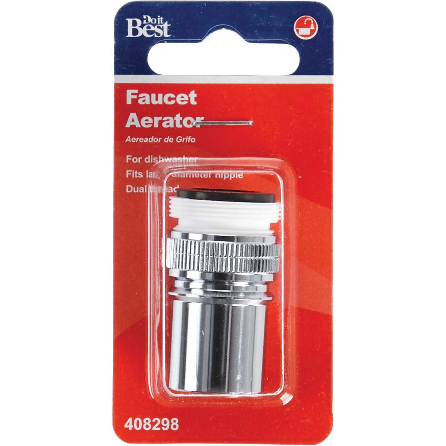 Do it 15/16"-27 Outside or 55/64"-27 Inside Duo-Fit Dishwasher Faucet Adapter Image 2