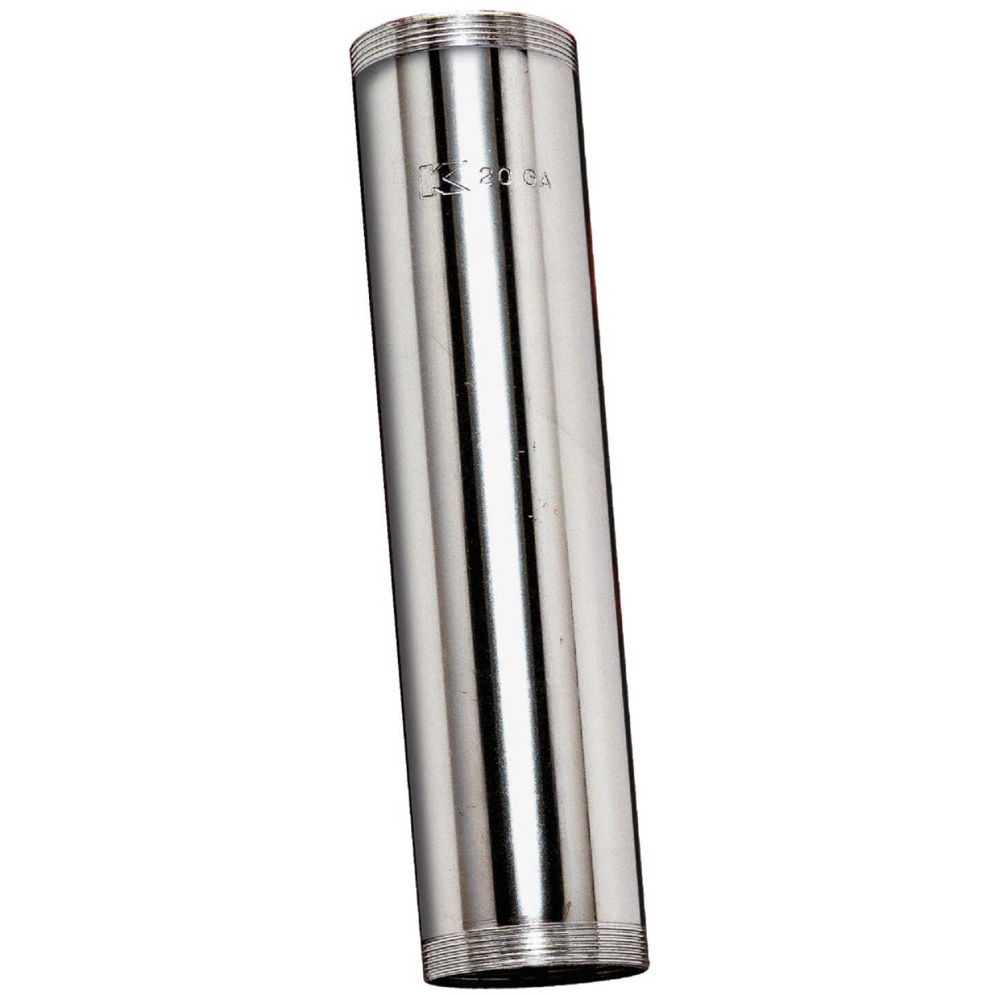 Keeney 1-1/2 In. x 12 In. Chrome Plated Threaded Tube Image 1
