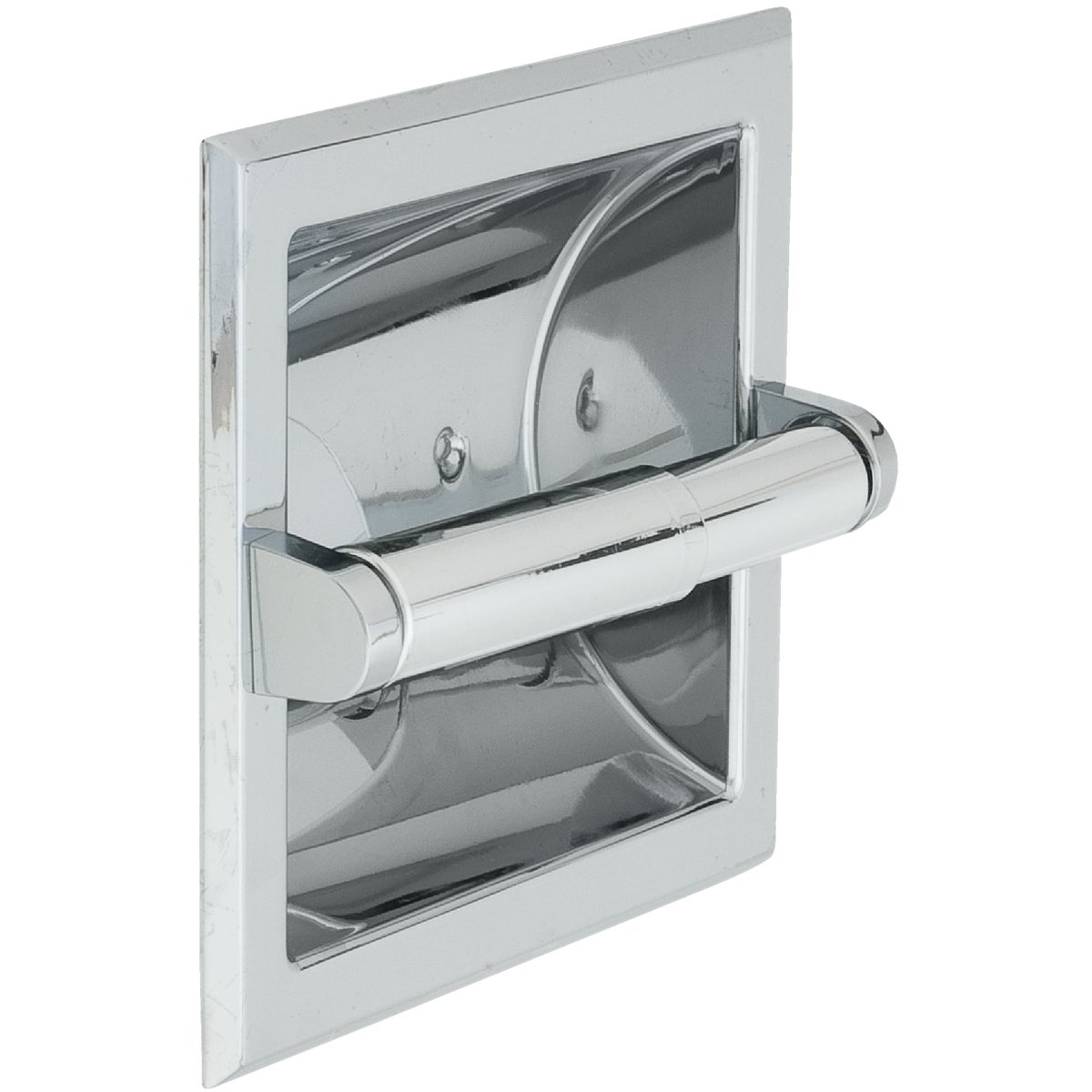 Home Impressions Vista Chrome Recessed Toilet Paper Holder Image 1
