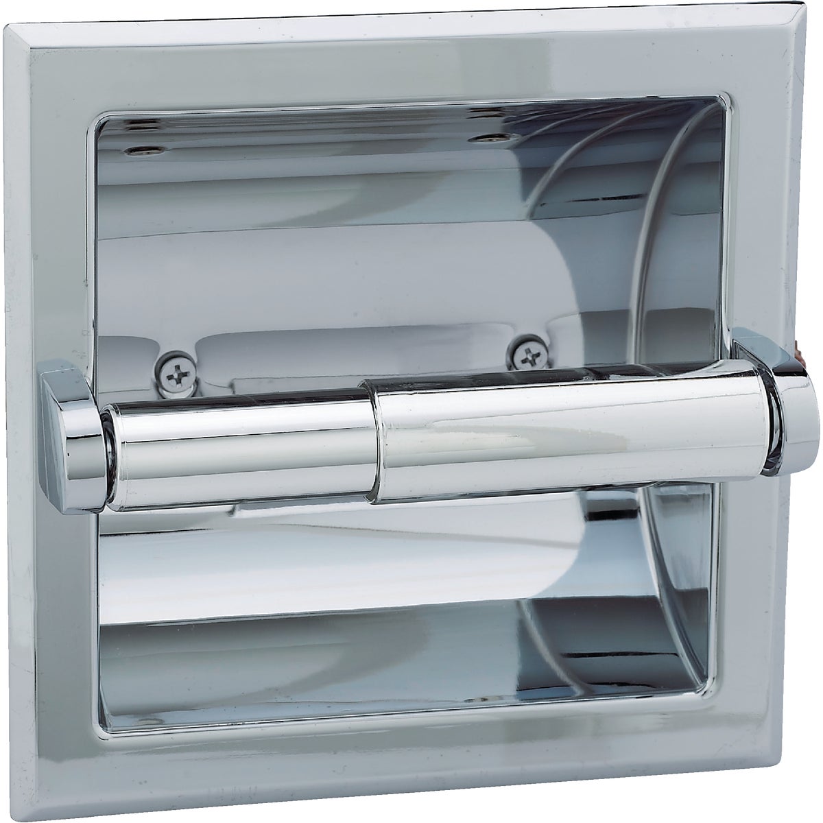 Home Impressions Vista Chrome Recessed Toilet Paper Holder Image 4