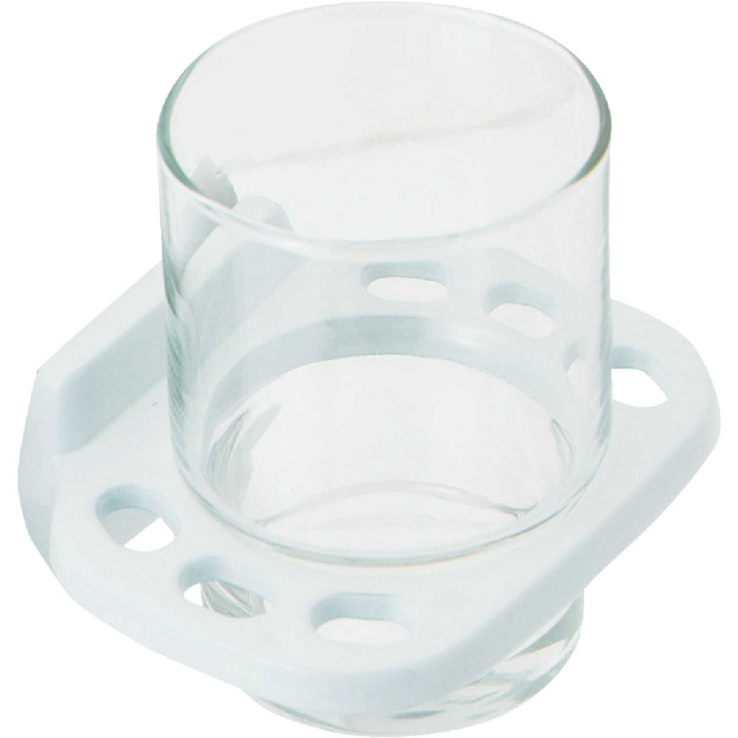 Home Impressions Vista White Toothbrush Holder Image 3