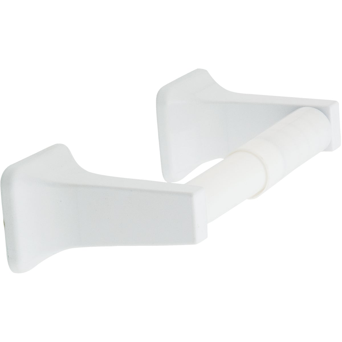 Home Impressions Vista White Wall Mount Toilet Paper Holder Image 1