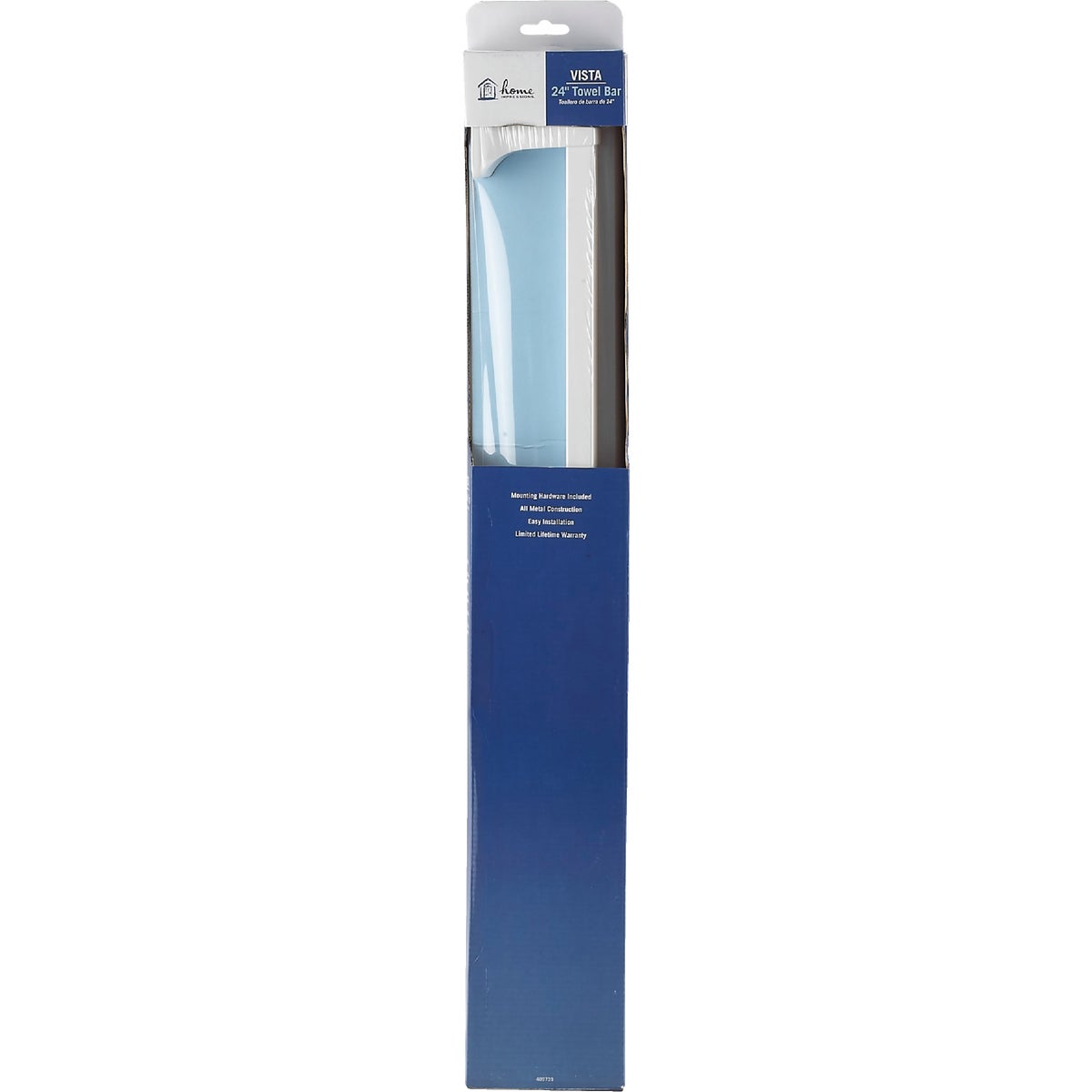 Home Impressions Vista 24 In. White Towel Bar Image 4