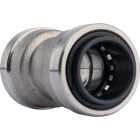 QuickFitting 1/2 In. Push-to-Connect Stainless Steel Straight Coupling Image 1