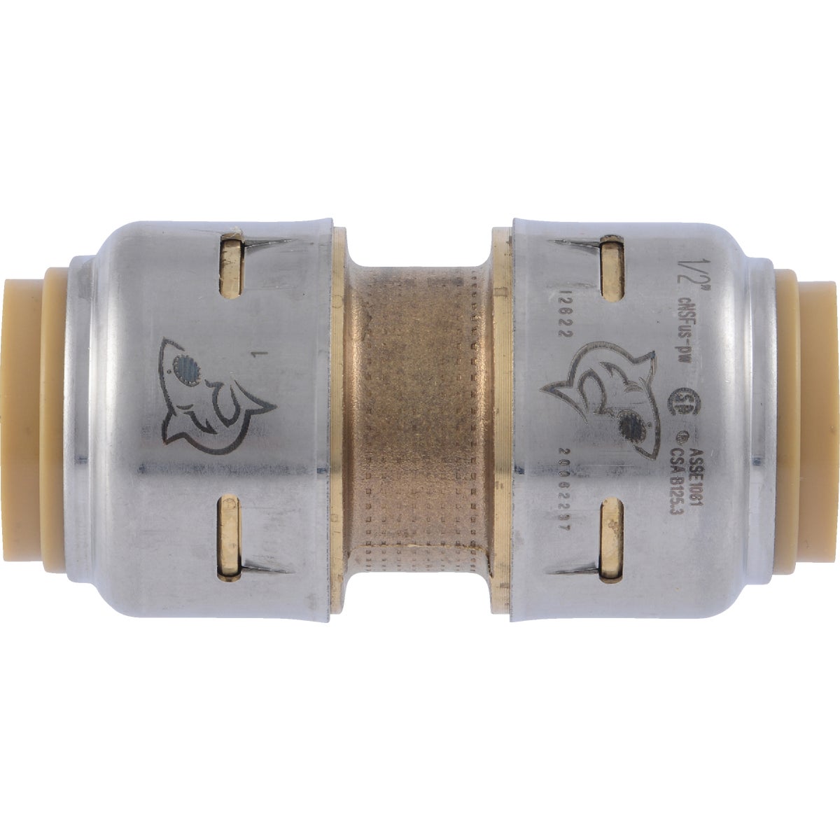 SharkBite 1/2 In. Push-to-Connect Straight Brass Coupling (4-Pack) Image 8