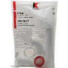 Keeney 1-1/2 In. to 1-1/4 In. White Plastic P-Trap with Reducer Washer Image 3