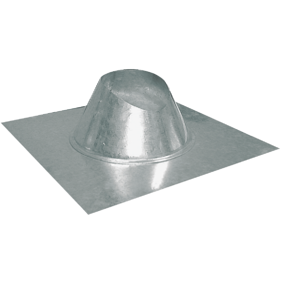 Imperial 7 In. Galvanized Rainproof Roof Pipe Flashing Image 1