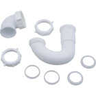Do it Best 1-1/2 In. White Polypropylene Sink Trap with Reducer Washer Image 3