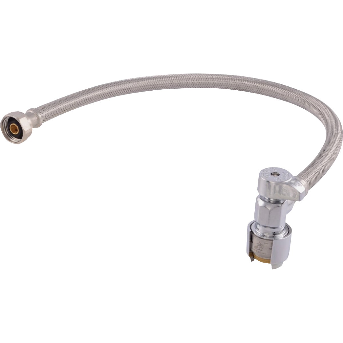 SharkBite 1/2 In. x 1/2 In. x 20 In. L Stainless Steel Faucet Connector Image 1