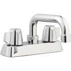 HomePointe 4 In. Chrome Centerset Laundry Faucet Image 1