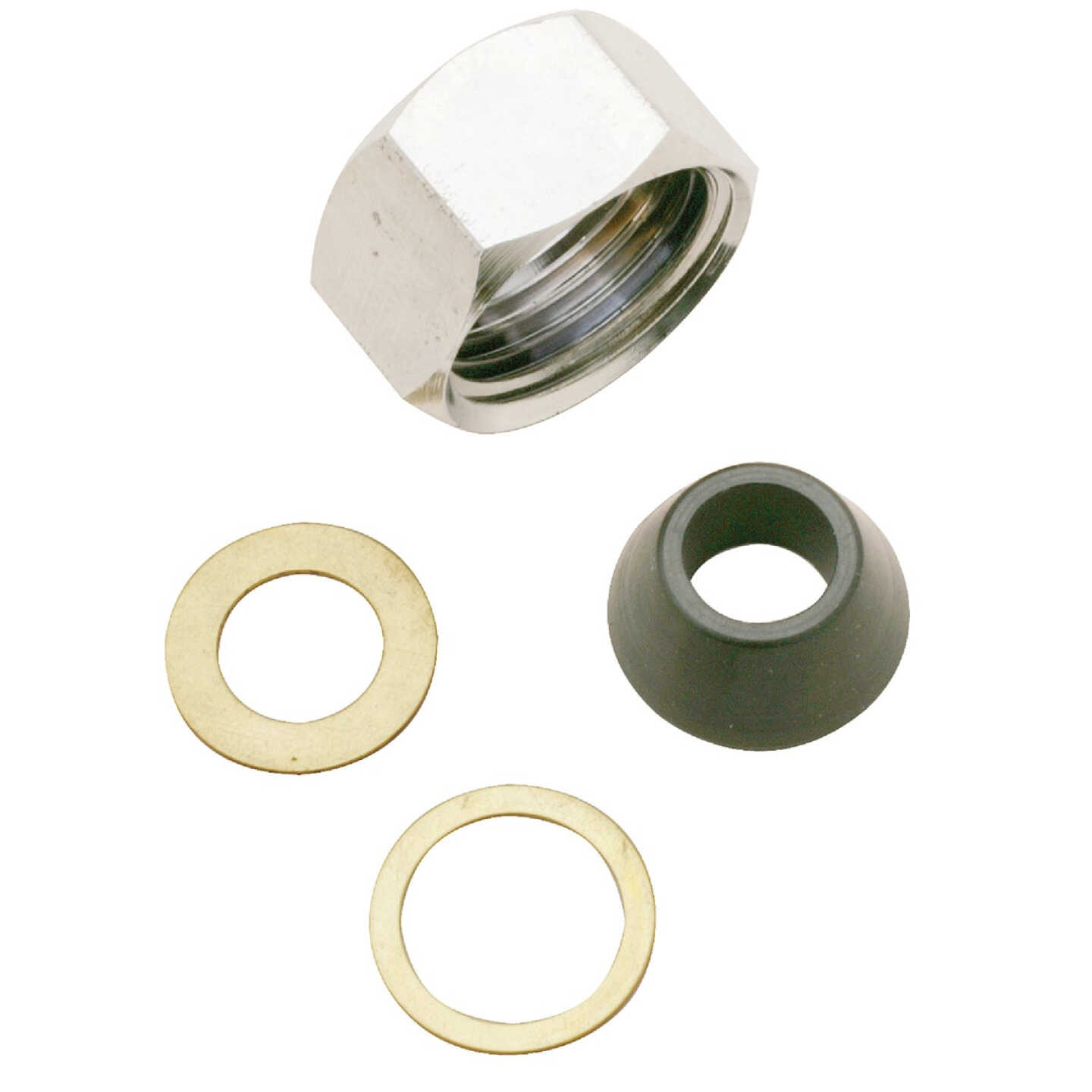 Do it Best 1/2 In. x 7/16 In. Slip-Joint Nut Set Image 1