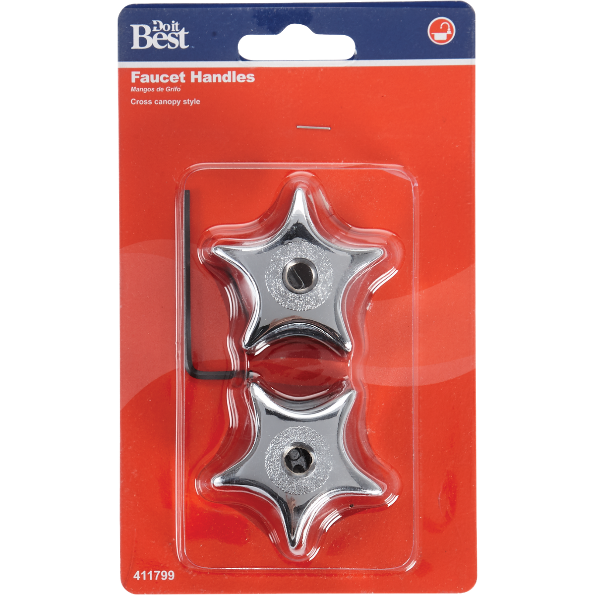 Do it Universal Chrome Faucet Handle Image 2