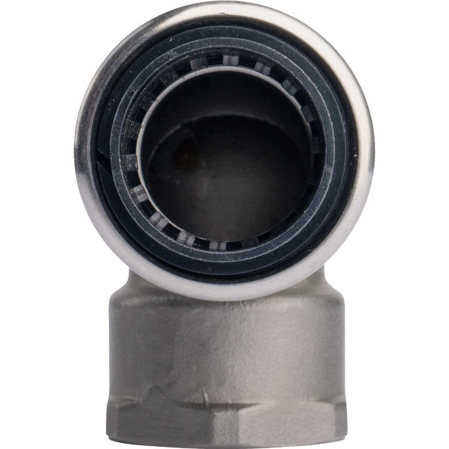 QuickFitting 3/4 In. Push-to-Connect x 3/4 In. FNPT Stainless Steel 90-Degree Elbow Image 5