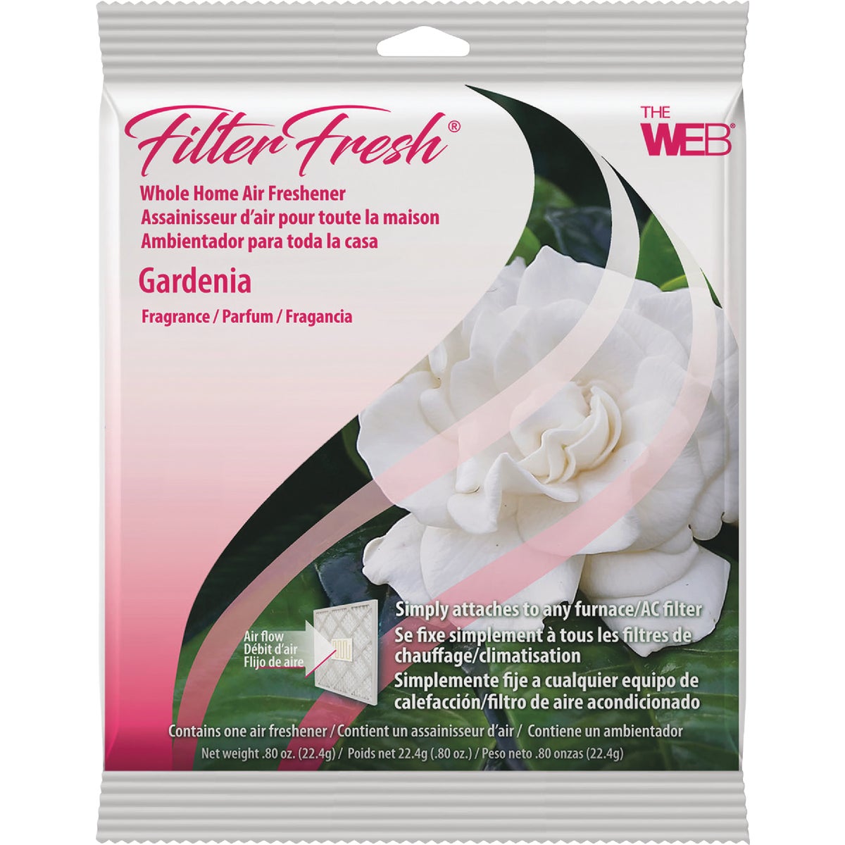 Web FilterFresh Furnace Air Freshener, Gardenia