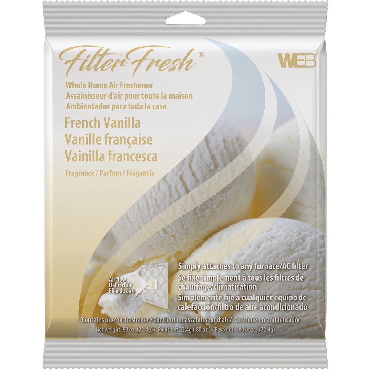 Web FilterFresh Furnace Air Freshener, French Vanilla