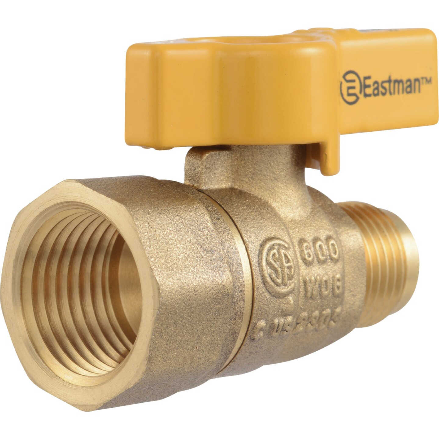 Eastman 3/8 In. OD Male Flare x 1/2 In. FIP Gas Valve Image 1