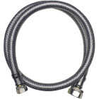 Do it Best 3/8 In. C X 1/2 In. F X 24 In. L. Braided Stainless Steel Faucet Supply Line Image 1